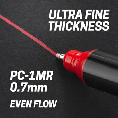POSCA Pens PC-1MR Ultra Fine Acrylic Felt Tip Coloured Permanent Paint Markers for Adults, Kids. Perfect for Colouring, Fabric, Graffiti, Watercolour, Outline Drawing, Window and Glass Art. 8 Pack