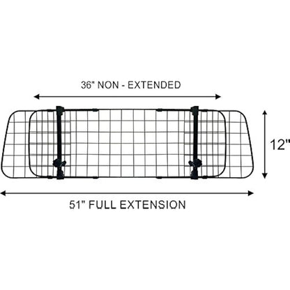 Heavy Duty Car Boot Liner Mat & Bumper Protector & Mesh Grill Dog Barrier Guard