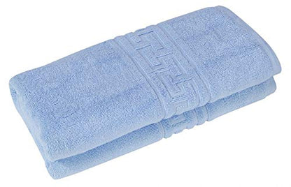 Indus Textiles Bath Sheets Large x 2-100% Egyptian Ring Spun Cotton Highly Absorbent and Soft - Sky Blue