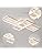 Diossad Modern LED Ceiling Lamp, Dimmable 2700K-6500K Flush Mount Chandelier for Bedroom, Living Room, Kitchen, Hallway, Office