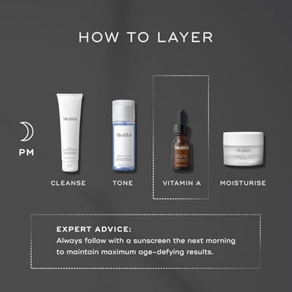 Medik8 Intelligent Retinol 6TR - Supercharged Vitamin A Serum - Discover Visibly Youthful, Smooth & Bright Skin -15ml