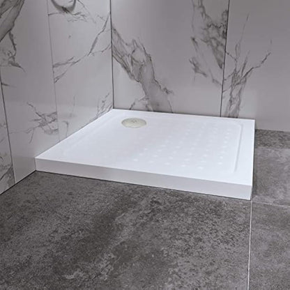 YUNLEX Shower Drain Cover, Chrome, 90mm/115mm, Modern, ABS Plastic and Metal, Removable Top, Fast Flow