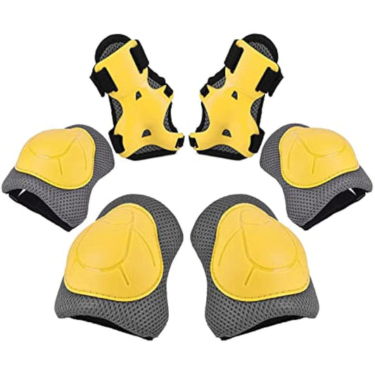 RUNDONG Kids/Youth Knee Pads Elbow Pads Wrist Guards 3 in 1 Protective Gear Set for Child Roller Skates, Cycling, Inline Skating, Scooter Skateboard, BMX Bike, Riding, and Multiple Outdoor Sports