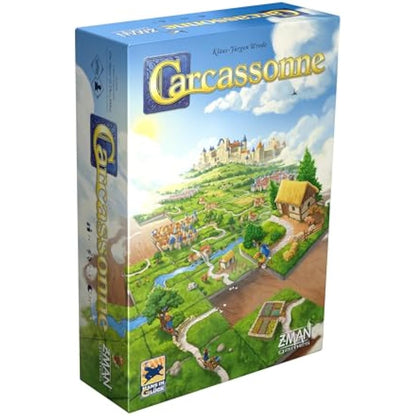 Z-Man Games | Carcassonne | Board Game | Ages 7+ | 2-5 Players | 45 Minutes Playing Time