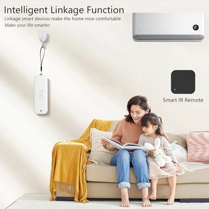 WiFi Hygrometer Thermometer Sensor: Wireless Smart Temperature Humidity Monitor with App Notification Alert, Data Storage Export, Calibration