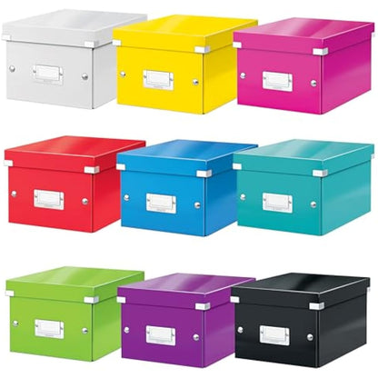 Leitz A5 Storage Box, Click and Store Range 60430001 - Small, White