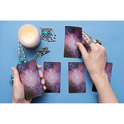 IXIGER Tarot Cards and Book for Beginners Set,Tarot Cards with 165Page Guide Book,Tarot Cards Deck,78 Pcs Classic Tarot Cards Deck for Beginners and Experts Readers with Black Velvet Pouch Bag