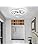 EIDISUNY LED Ceiling Light Modern 36W 3 Circle Silver LED Ceiling Lights Fixture for Hallway Office Bedroom Kitchen Dining Room Living Room Lamp - Silver, Cool White Light 6000K