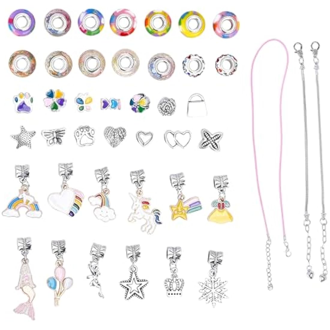 Jewelkeeper 42pc Tea Set for Little Girls - Jungle Design Mini Tea Party Set with Food and Case