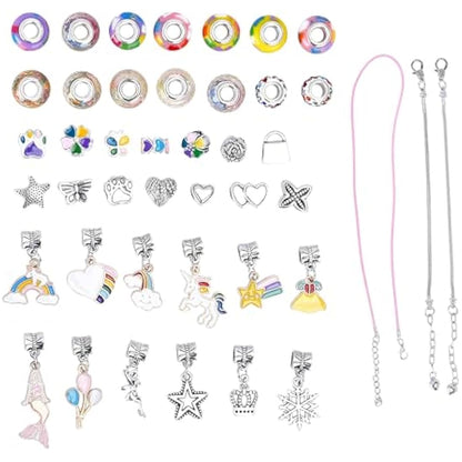 Jewelkeeper 42pc Tea Set for Little Girls - Jungle Design Mini Tea Party Set with Food and Case