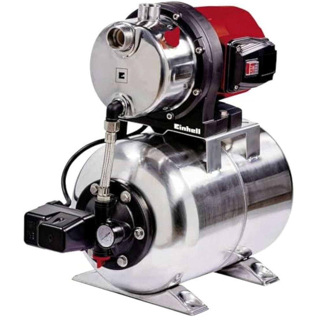 Einhell Booster unit GC-WW 1250 NN (1200 W, flow rate 5,000 l / h, discharge height 50 m, suction height 8 m, pressure 5 bar, start pressure max 1,5 bar)