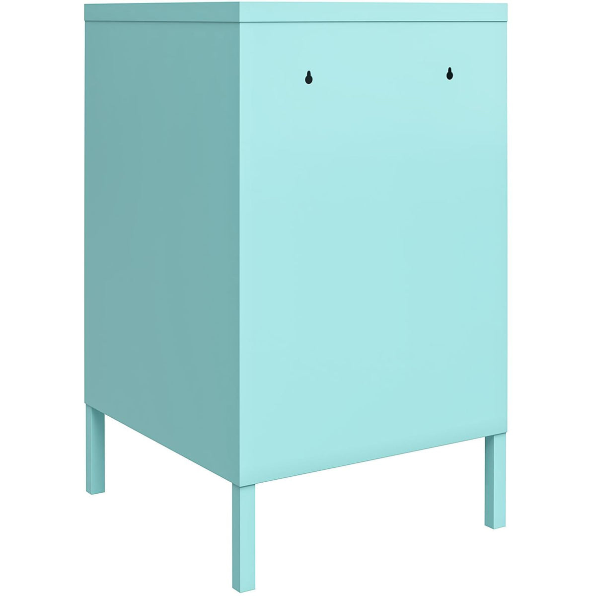 DHP Furniture Cache Metal Locker End Table Mint
