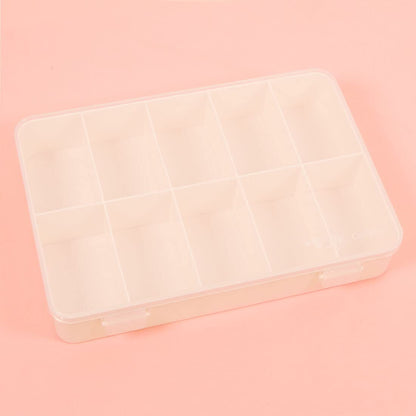Craftelier - Organiser Box with 10 Compartments for Cardmaking, Scrapbooking and Craft Materials | Dimensions Approx. 26.5 x 17.8 x 4.2 cm