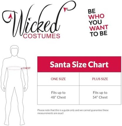 Wicked Costumes Super Deluxe 8pc Santa Suit