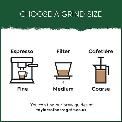 Taylors of Harrogate Decaffé Coffee Beans, 1 kg (Pack of 2 - Total 2kg)