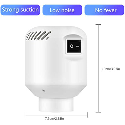 Vacuum Bag Electric Air Pump, 220V 55W Powerful Vacuum Pump for Vacuum Compression Bags, Mini Air Pump for Vacuum Bags (1)