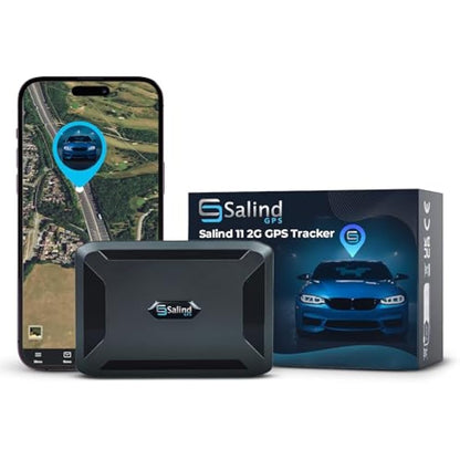 SALIND 11 2G - Magnetic GPS Tracker for Cars, Other Vehicles and Business - UK & Worldwide Real Time Tracking, Safe Area, Route Memory System and Alarms - Battery up to 90 Days (standby)