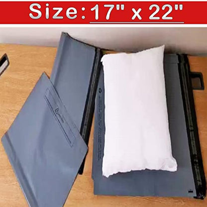 Large 10x Grey Mailing Bags 17” x 22” Polythene Self Seal Big Plastic Envelopes 100% Recyclable - Parcel Postal Postage Packaging Bags Strong Packaging Bags