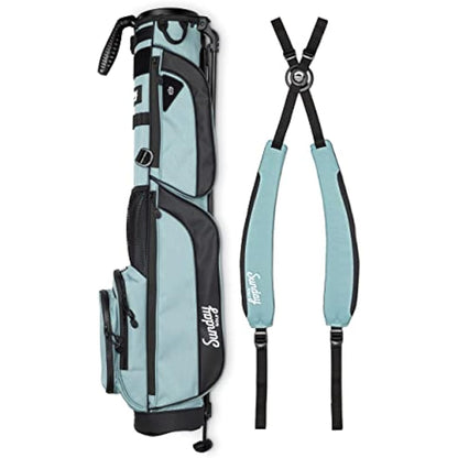 Sunday Golf Loma XL Bag - Lightweight Bag with Strap and Stand – Easy to Carry Pitch n Putt Golf Bag – Par 3 and Executive Courses, 3.4 pounds