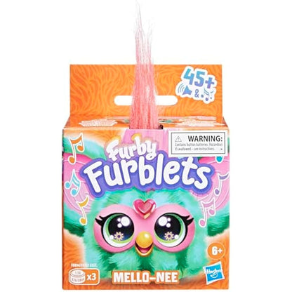Furby Furblets Mello-Nee Mini Electronic Plush Toy, Red