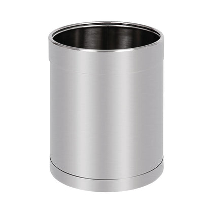 Bolero Commercial Round Stainless Steel Waste Paper Bin 10.2Ltr CF130