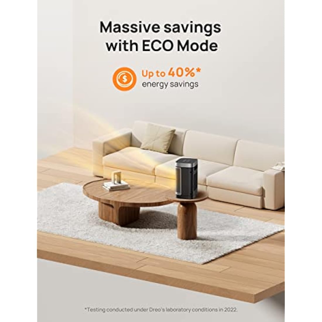 Dreo 1500W Electric Space Heater, 70° Oscillating Portable Heaters for Home, PTC Ceramic Heater with Thermostat, Remote Control, 3-Mode 3-Speed, 1-12H Timer, Overheat & Tip-Over Protection, ECO-Mode