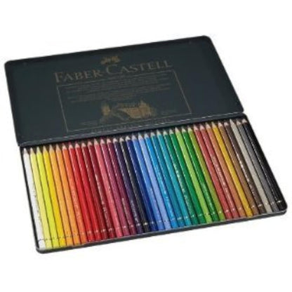 Faber-Castell Art & Graphic Polychromos Colour Pencil, Multicoloured, Tin Of 36, For Art, Craft, Drawing, Sketching, Home, School, University, Colouring