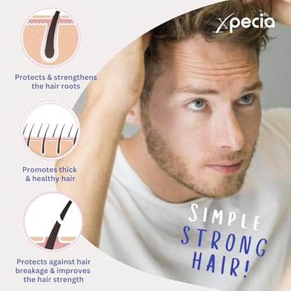 XPECIA FOR MEN ANTI HAIR LOSS DHT BLOCKER NEW HAIR GROWTH FORMULA (180 Tablets)