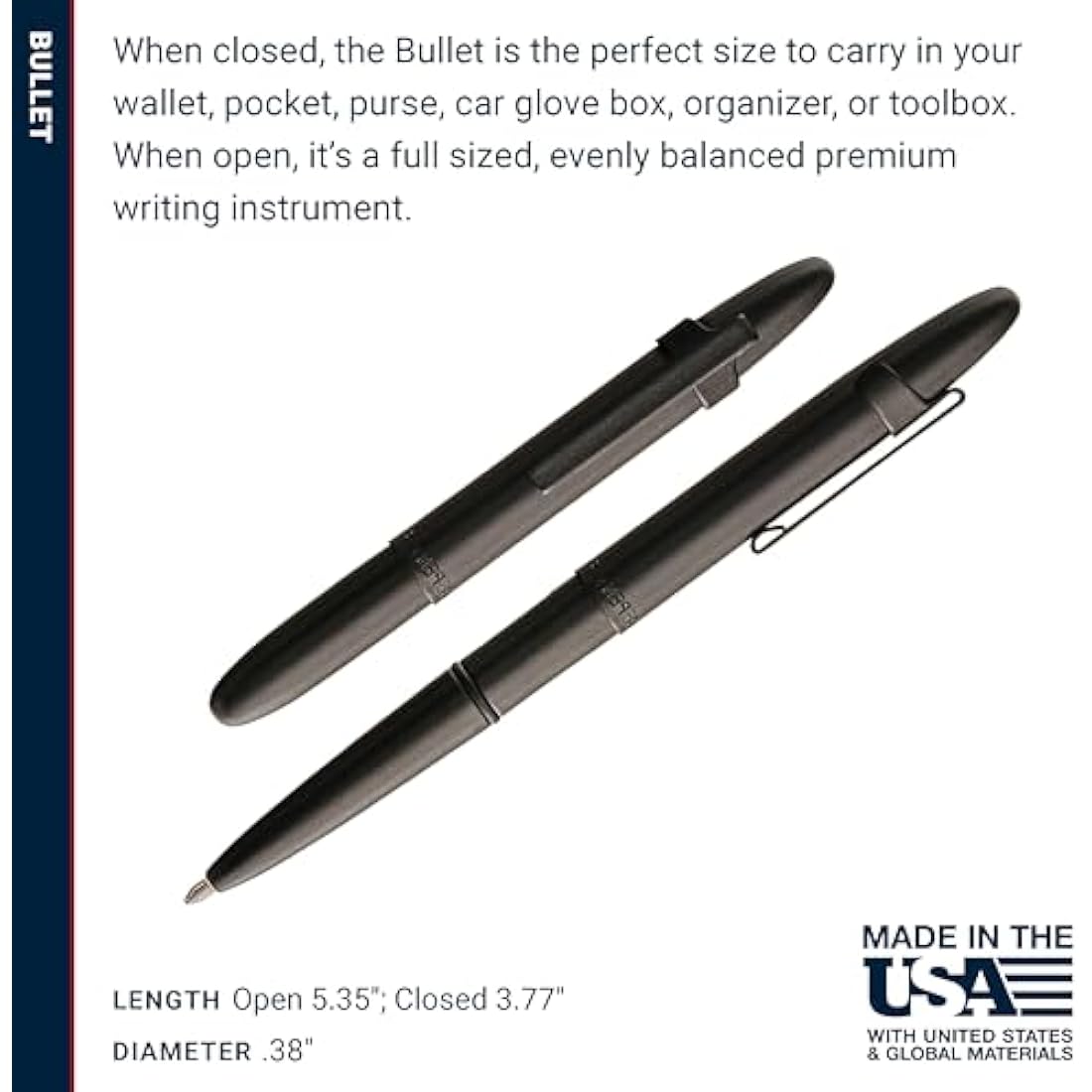 Fisher Space Pen Bullet – Genuine, In Gift Box