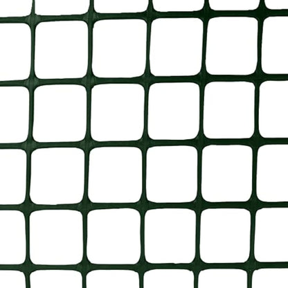 Plastic Mesh Fencing | 1m x 10m | 20mm Holes | Green | Netting For Garden Fences, Plant Support, Tree Guards, Reusable Plastic Mesh For Climbing Plants, Vegetables, Pets