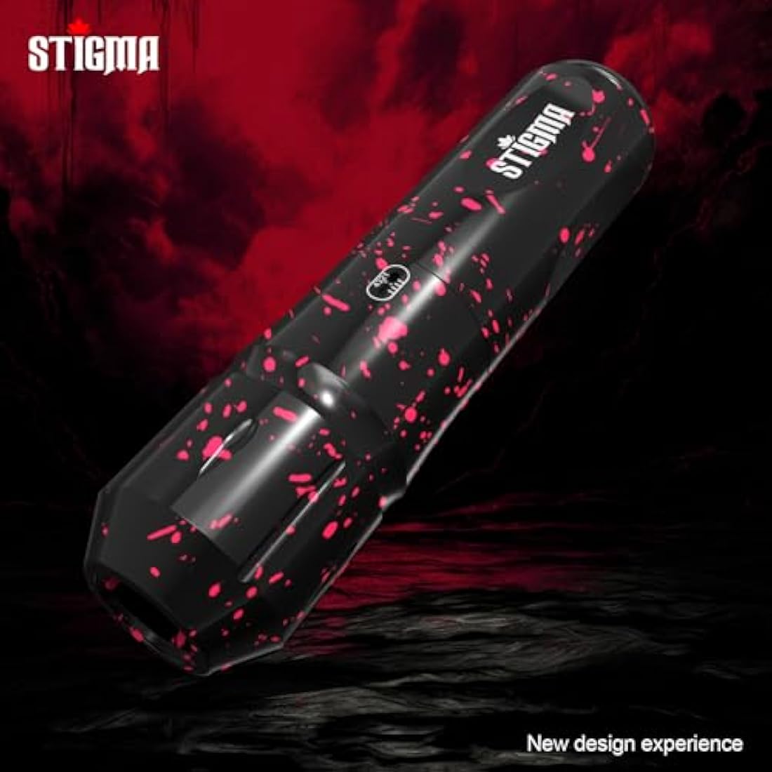 STIGMA Rotary Tattoo Machine Kit with 20pcs Cartridges Needles, Digital Display, Power Supply, Plastic Box for Beginners and Artists