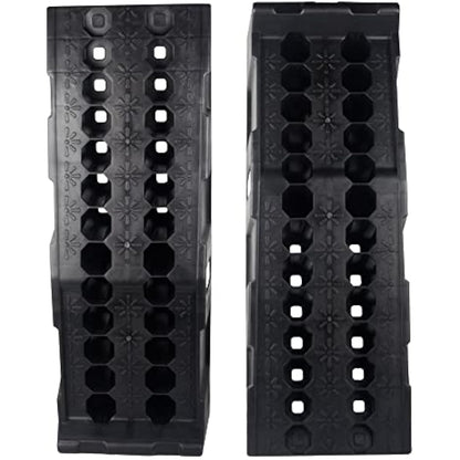 DAYUAN 2 pcs 7 ton Plastic Car Ramps Heavy Duty Garage Ramps for Lifting Automotive Vehicles Workshop Car Service and Repair