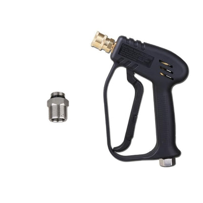 YUET High Pressure Washer Gun 360 Swivel Handle with 5 Water Nozzle Tip,Water Wash Cleaner for Car Cleaning Kit(M22 14MM Fitting Hose Connector & 1/4"