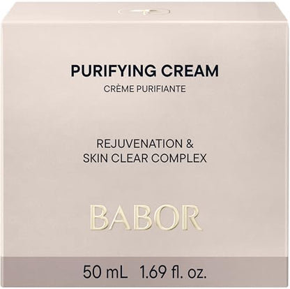 BABOR SKINOVAGE Purifying Cream, Facial Cream for impure Skin, Clarifying and pore refining Facial Care, Vegan formula, 50 ml