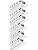 Besseto Plaster in LED Profile, 6 Pack 3.3ft/1M Strip Light Diffuser Profile,Trimless Drywall Plaster Aluminum LED Profile Channel for Wall and Ceiling