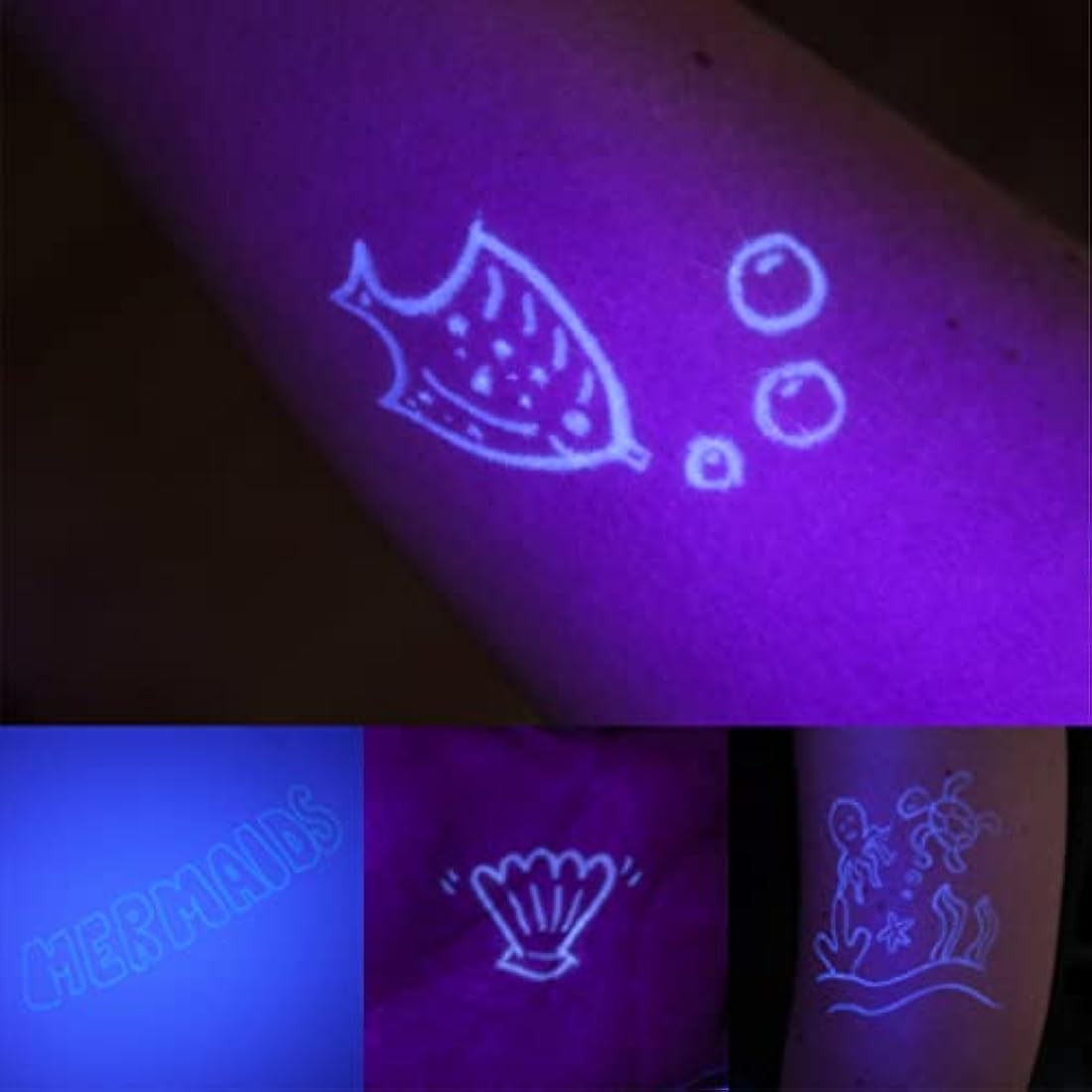 BONNYCO Invisible Ink Pen and Notebook, Pack 32 Mermaid Party Bags Filler & Pinata Toys | Mermaid Birthday Decorations | Stocking Fillers for Kids Birthday | School Prizes & Gifts for Children