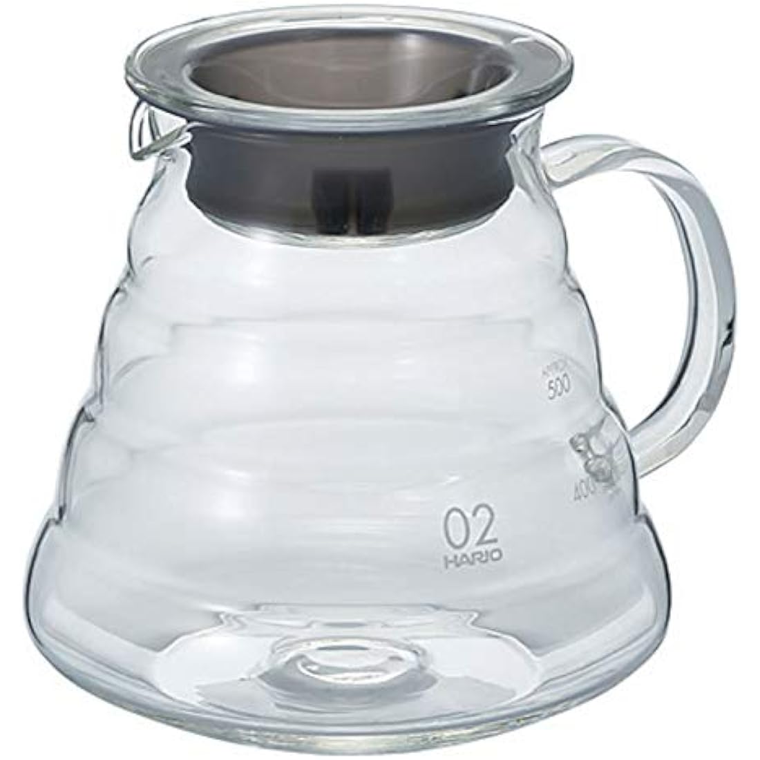 Hario XGS-60TB-EX 600 ml Glass V60 Range Server, White