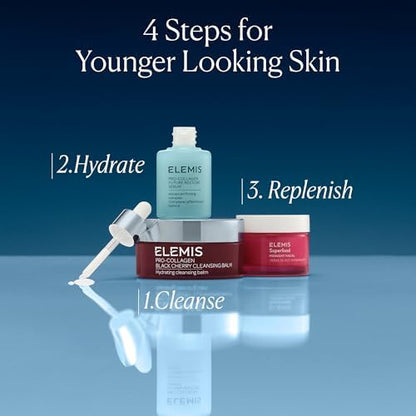 ELEMIS Superfood Midnight Facial Cream & Facial Oil, Nourishing Prebiotic Night Gel Treatment, Moisturising and Hydrating Care with Anti-Oxidant Rich Formula to Plump and Smooth Skin