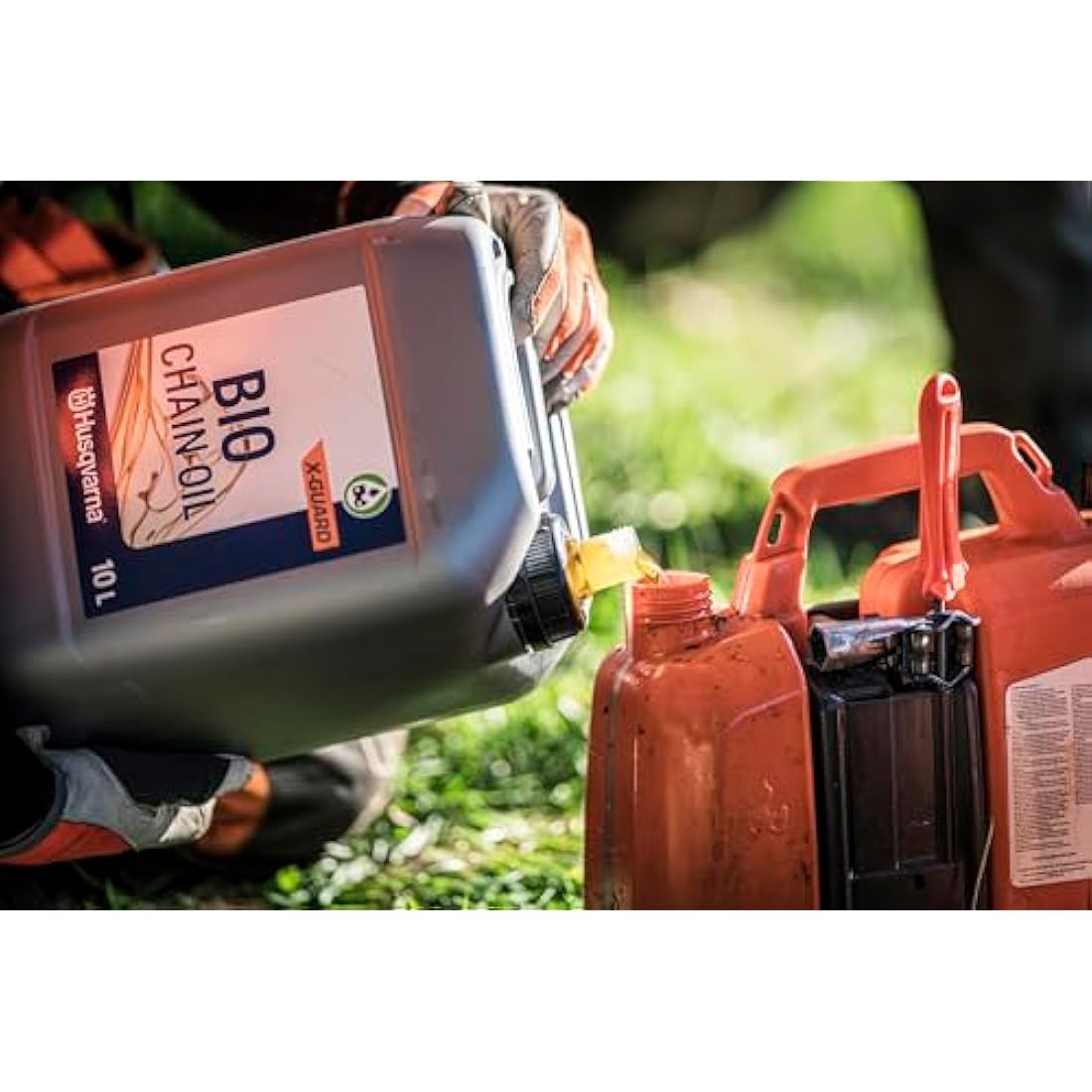 Husqvarna Petrol and Oil Combination Combi Can 5 and 2.5 Litres