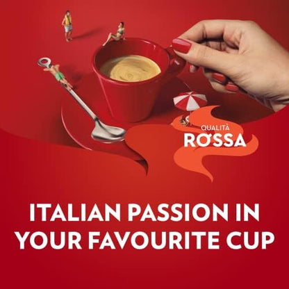 Lavazza Qualità Rossa, Ground Coffee Espresso, 250 g (Pack of 12)