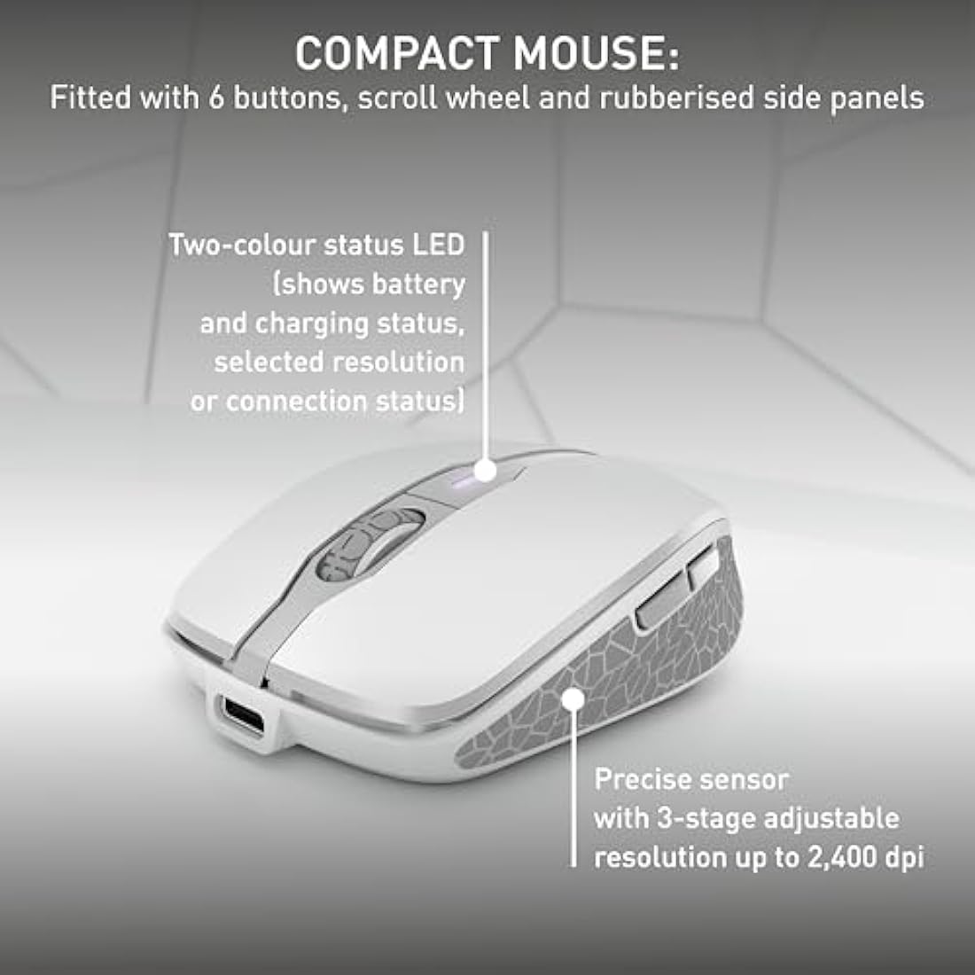 CHERRY DW 9100 SLIM, Wireless Desktop Set, EU Layout (QWERTY), Bluetooth & 2.4 GHz RF, Quiet Keys, Flat Design, Silver/White