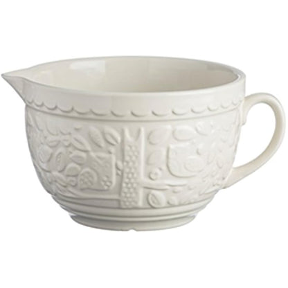 Mason Cash in The Forest White 1 L Stoneware Measuring Jug