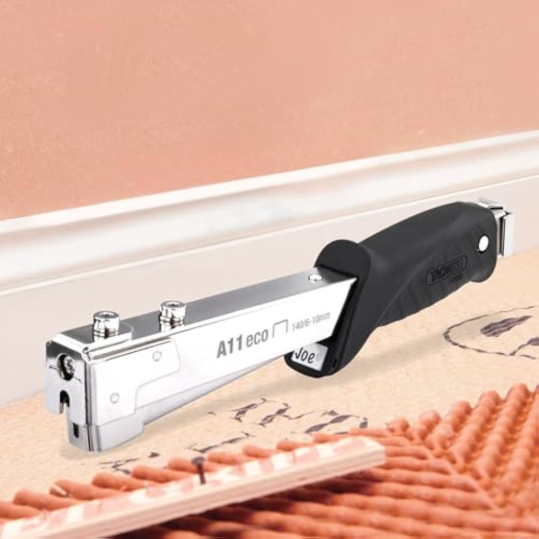 Tacwise 1783 A11 ECO Hammer Tacker with 60,000 140/10mm Staples, Uses Type 140/6-10 mm Staples