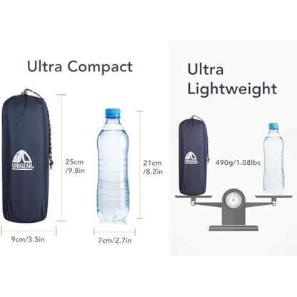 Unigear Ultralight Inflatable Sleeping Pad, Compact Air Camping Mat,Lightweight Camping Mattress for Backpacking, Hiking and Traveling
