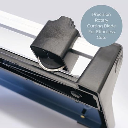 Cathedral Products A4 Rotary Paper Trimmer Cutter with Metal Base - 320 x 157mm Cutting Table