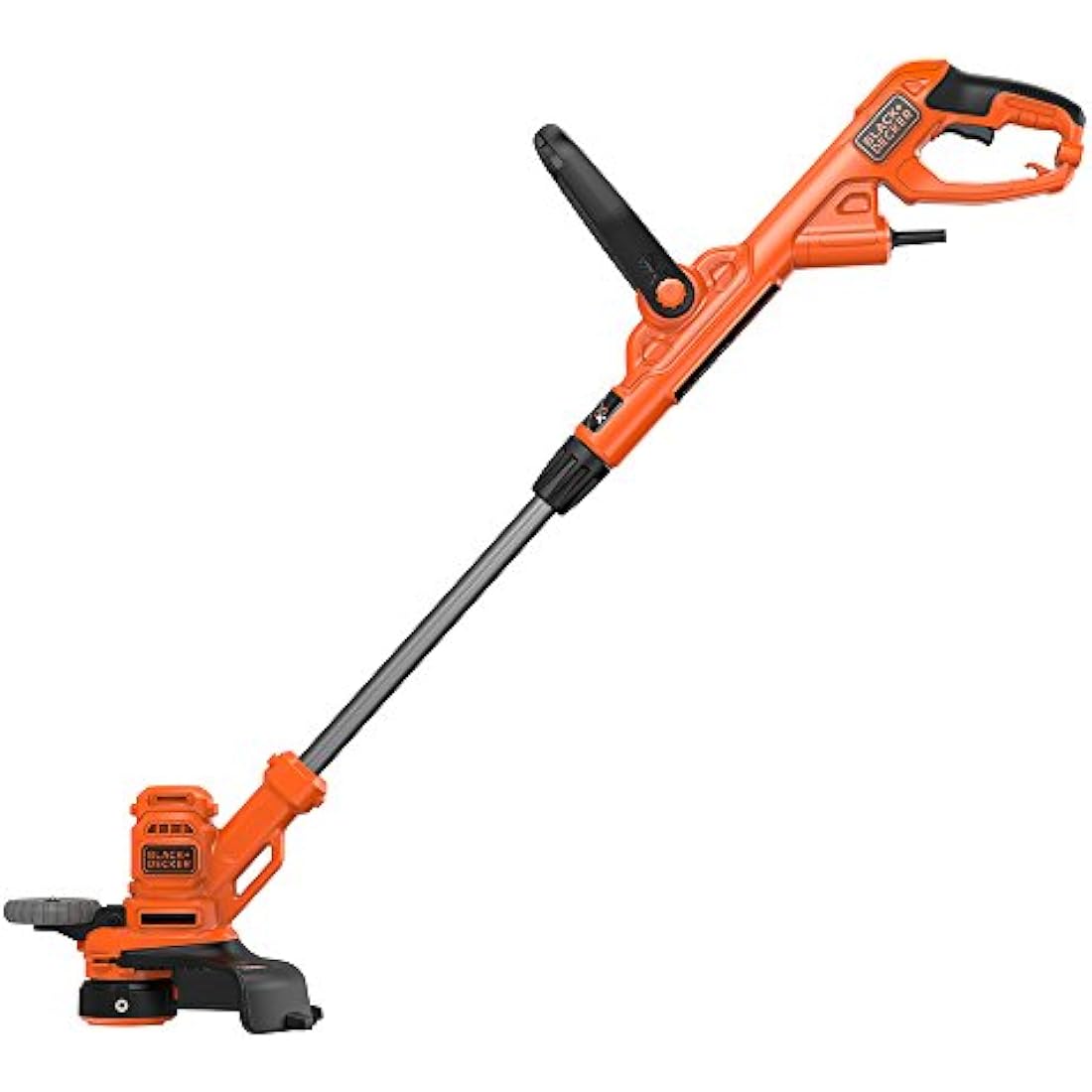 BLACK+DECKER Electric Strimmer with Automatic Single Line Feed, 55W, 240V, Cutting Width 30cm,BESTA530-GB