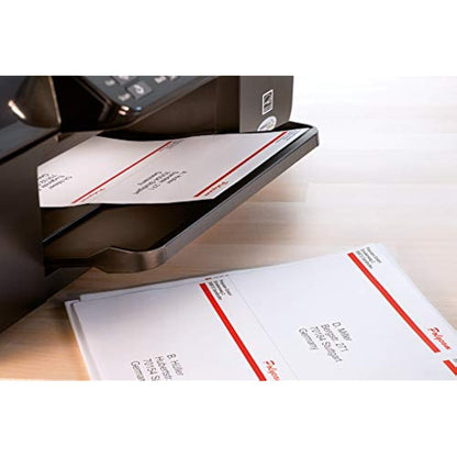 HERMA Self Adhesive Shipping Labels, 2 Labels per A5 Sheet, 400 Sheets, 148 x 105 mm, 800 Labels, Blank Parcel Labels Stickers, Sticky Labels for Laser & Inkjet Printer, White