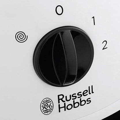 Russell Hobbs Food Collection 1.5L Plastic Jug Blender, 2 speeds & pulse setting, Removable Stainless Steel blades for easy cleaning, Pouring and adding flap, Dishwasher safe jug & lid, 400W, 24610