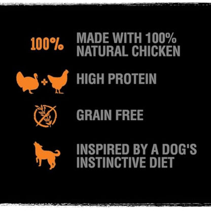 Crave Turkey & Chicken 7 kg Bag, Premium Adult Dry Dog Food with high Protein, Grain-free