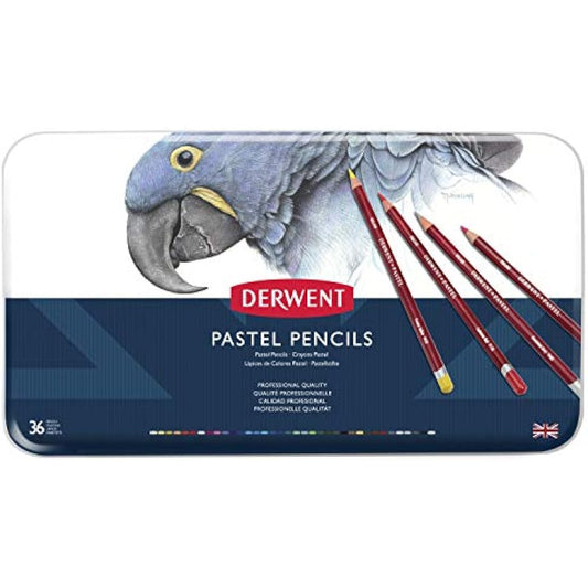 Derwent Pastel Pencils, Drawing & Writing, Set Of 36, Ideal For Blending & Colouring, Professional Quality, 0700307